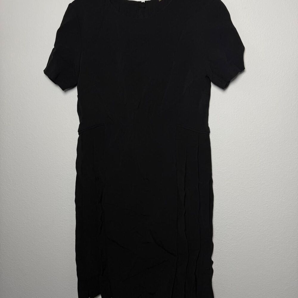 Adam Lippes Women's Black Pleated Dress D73